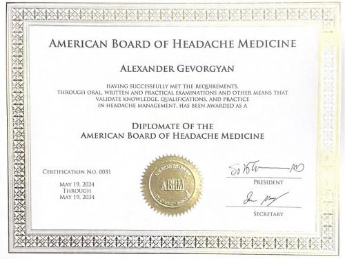 Headache Medicine